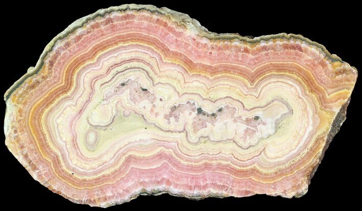 Rhodochrosite Stalactite Slice - Argentina #63148